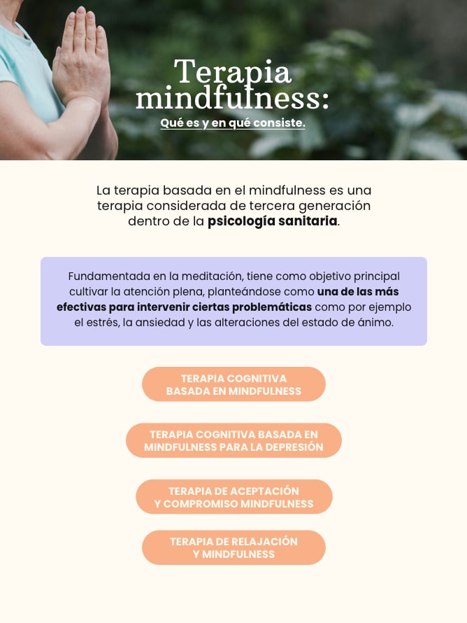 Terapia minfulness: que es
